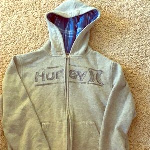 Hurley zip up hoodie